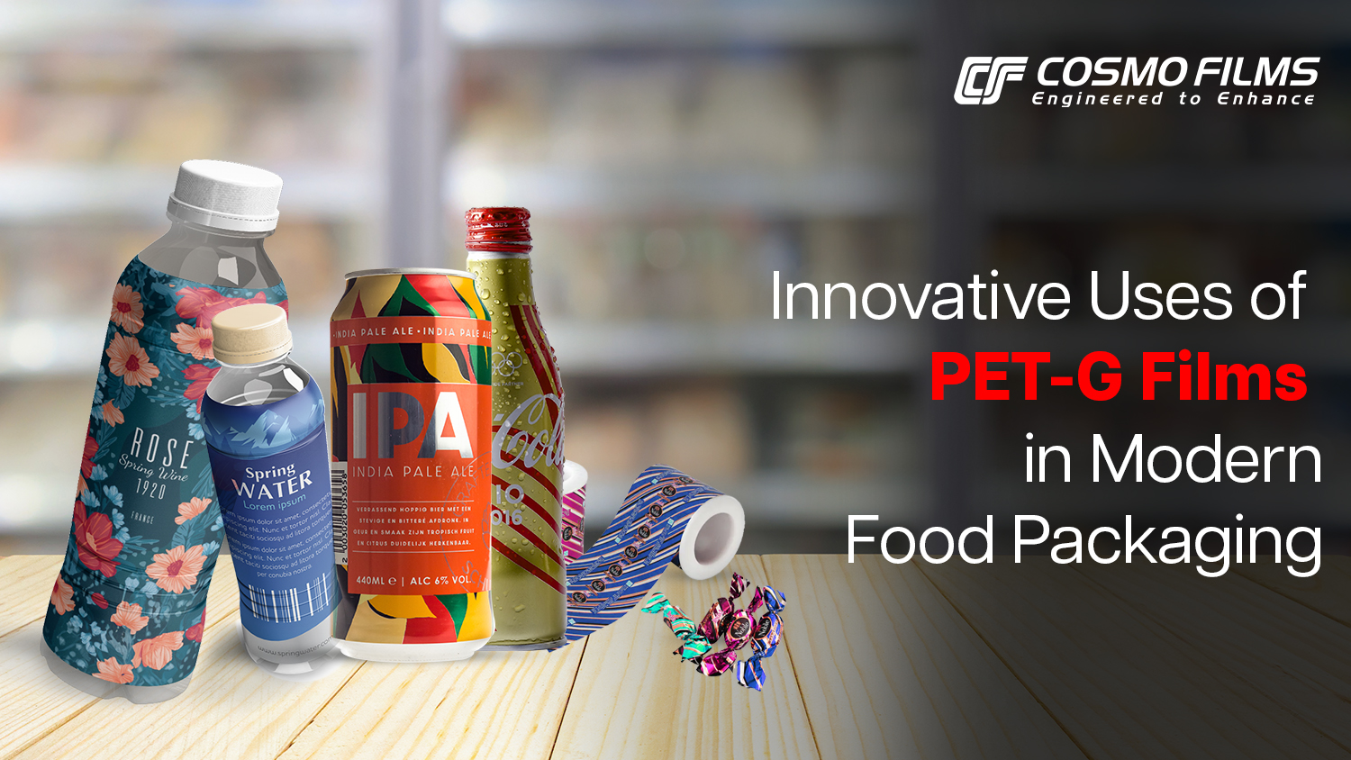 Applications innovantes des films PET-G dans l'emballage alimentaire
